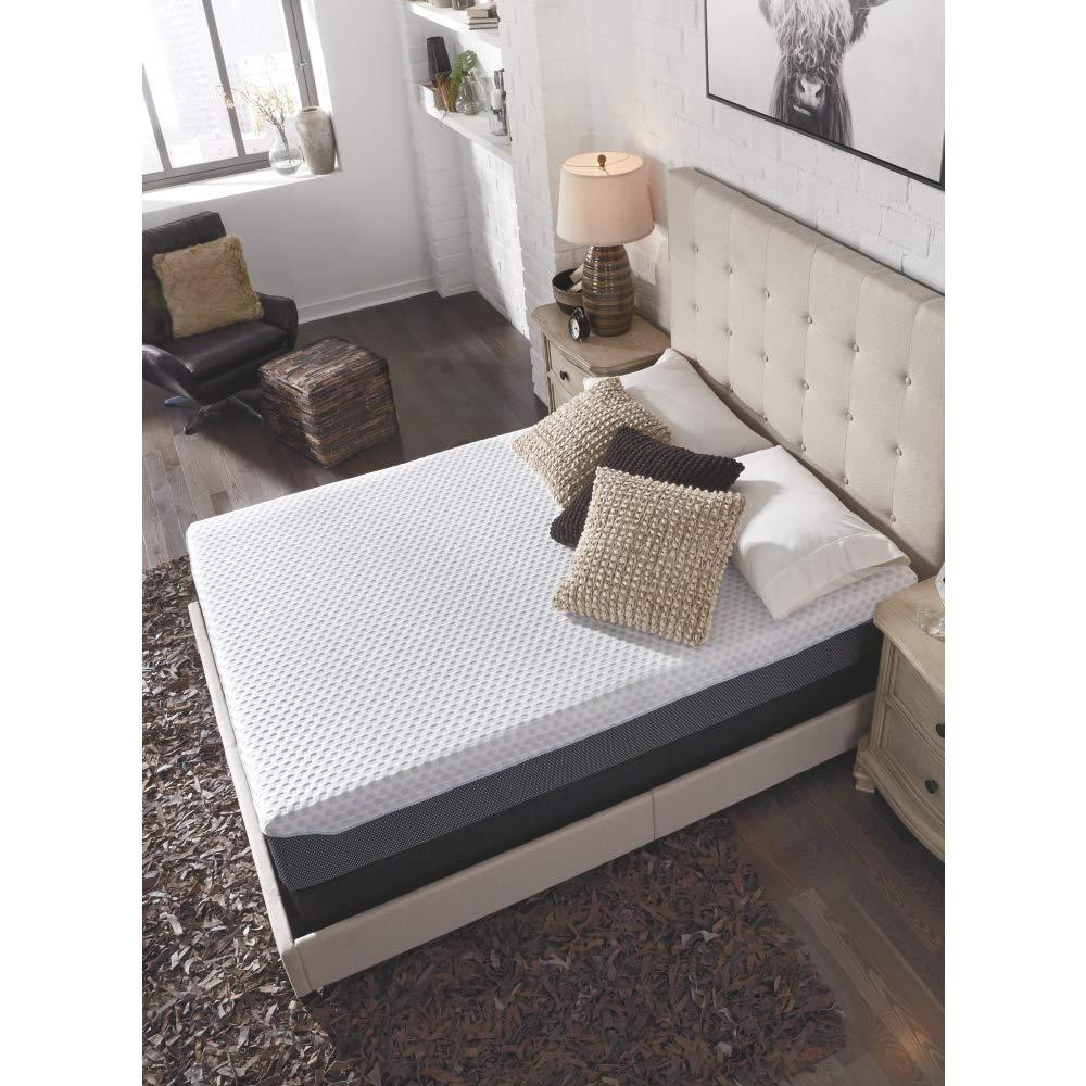Signature Design by Ashley Chime Elite Charcoal Infused Memory Foam Mattress
