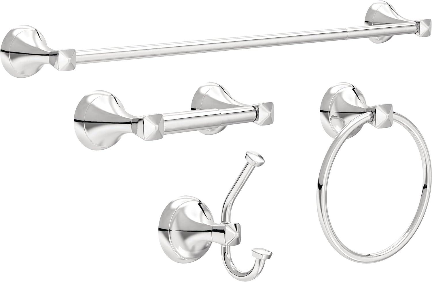 Delta ESA18-PC Esato 18" Bath Towel Bar w/ 6" Extender Polished Chrome Finish