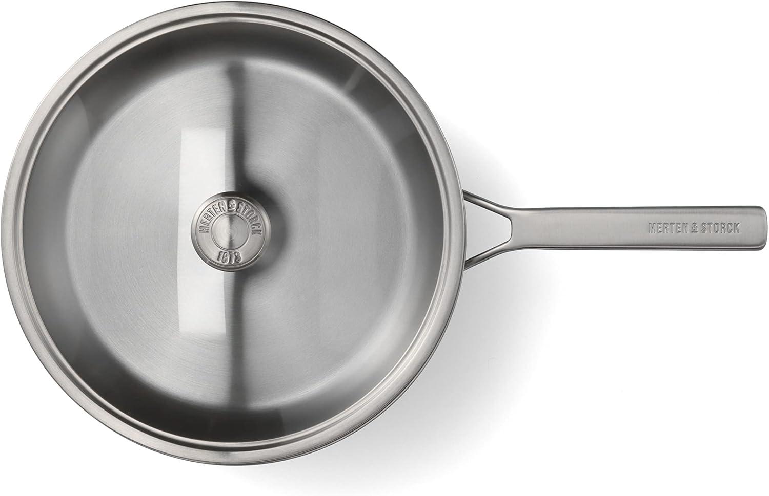 Stainless Steel 3.5QT Saute Pan with Glass Lid