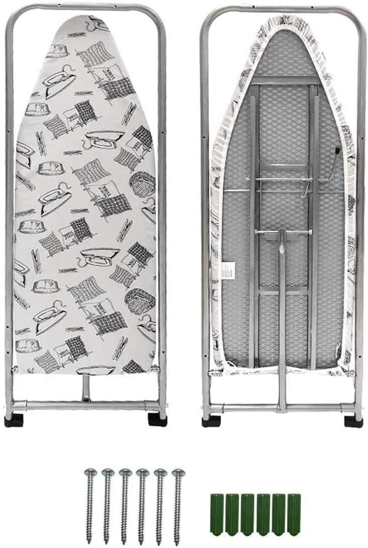 Foldable Metal Over-the-Door Wall Mounted Ironing Board