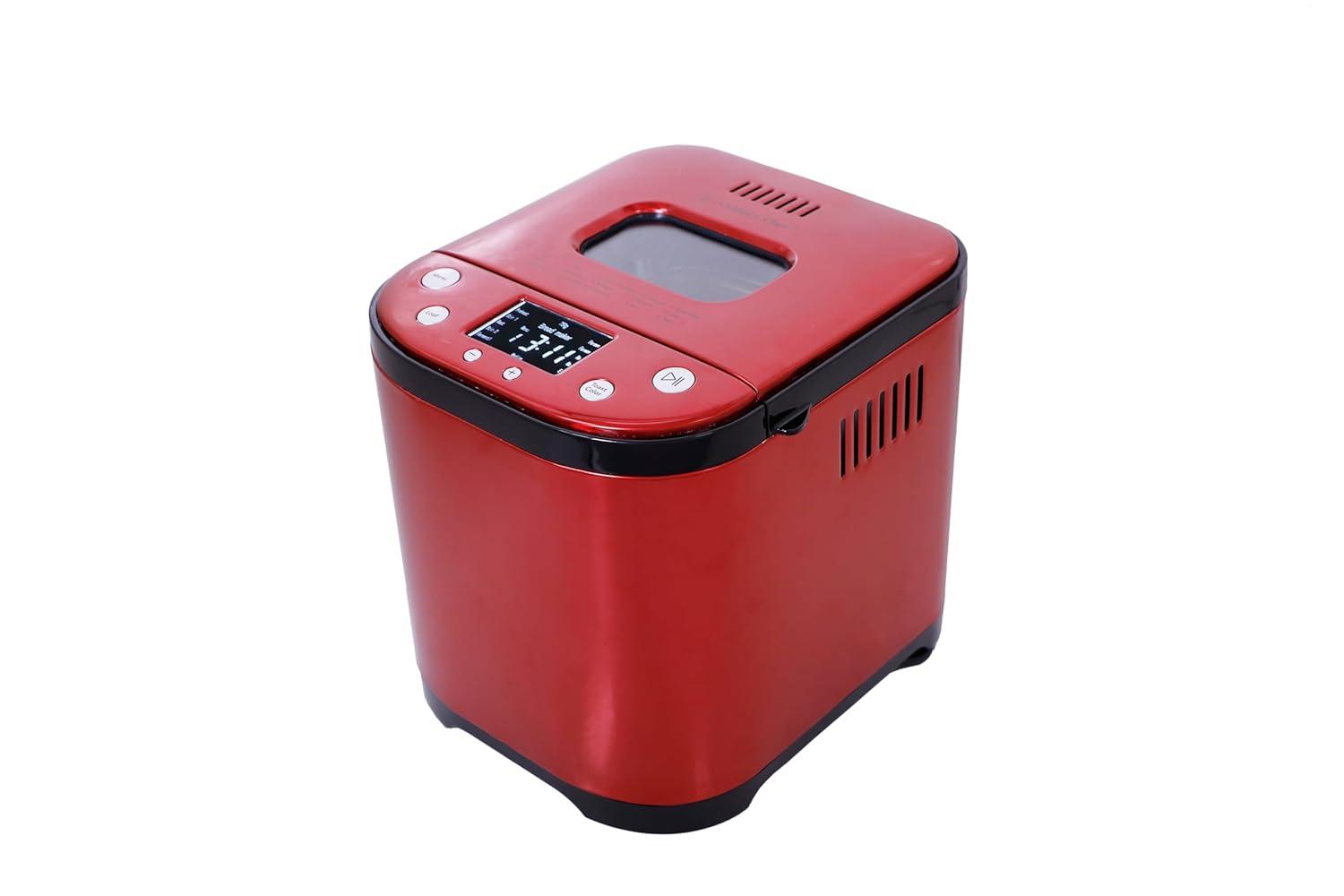 CULINARY CHEF Automatic Bread Maker, Red