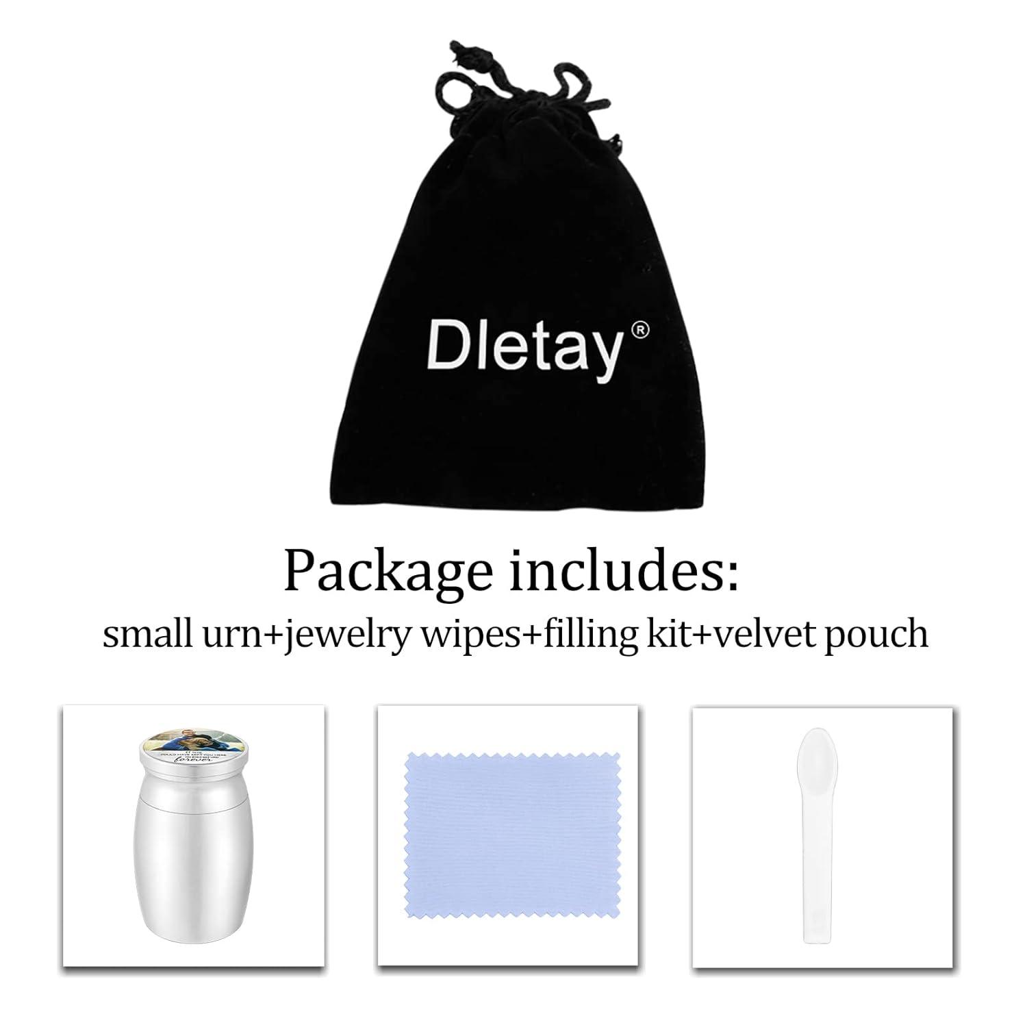 Small Keepsake Urn for Dad Mini Cremation Urns Decorative Memorial Funeral Ashes Holder Silver Engraved Stainless Steel Container for Dad Father 1.57 x 1.18 Inch-My Dad My Hero My Angel