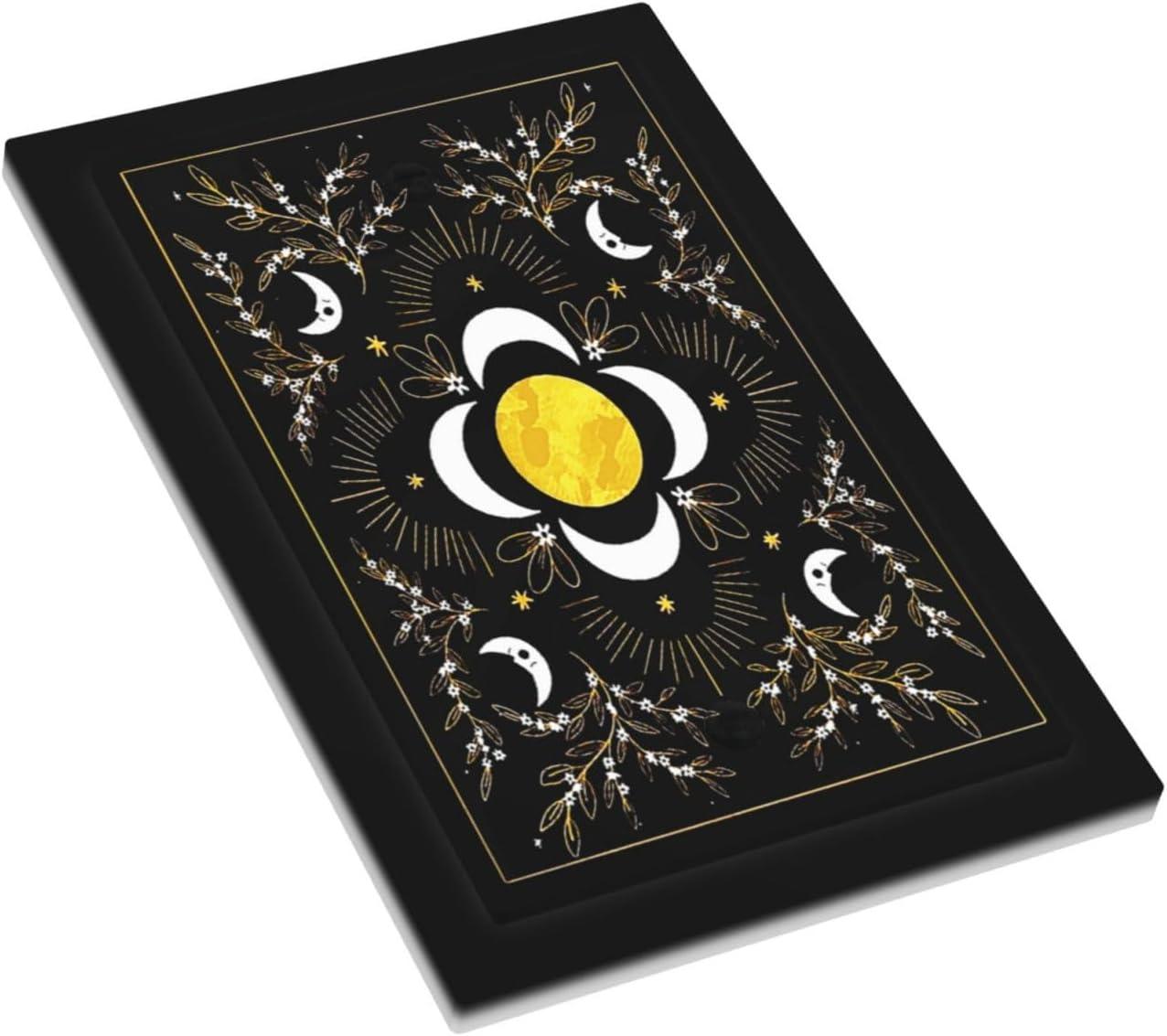 Sunyuer Sea Starfish Beach Decorative Wall Plate, 1 Gang Single Blank Outlet Cover Decorative Switch Plate for Kitchen Bathroom Bedroom, 4.5x2.76 Inch