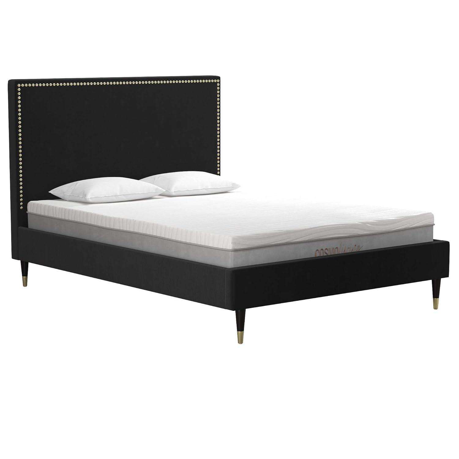Audrey Upholstered Low Profile Platform Bed