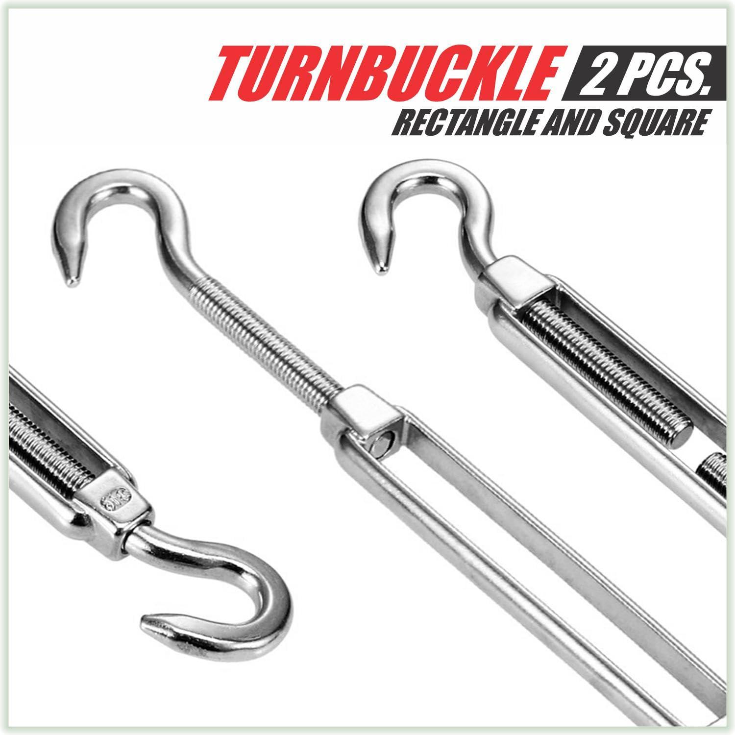 ColourTree Sun Shade Sail Rectangle & Square Hardware Kit (Hardware Kits Only) & Reviews | Wayfair