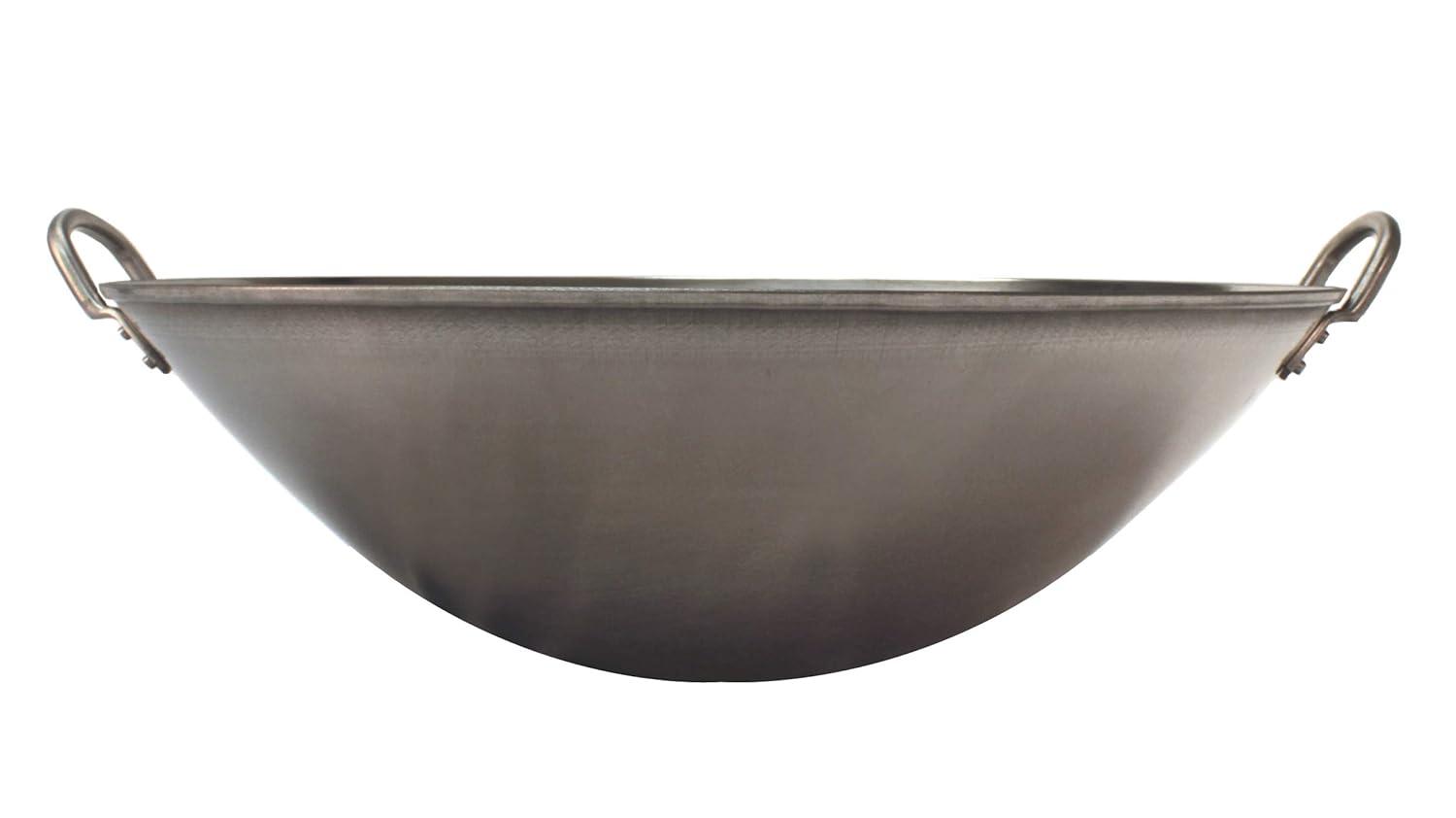ZRQarq SL-PA450EA: 18″ Stainless Steel Wok (Induction Ready)