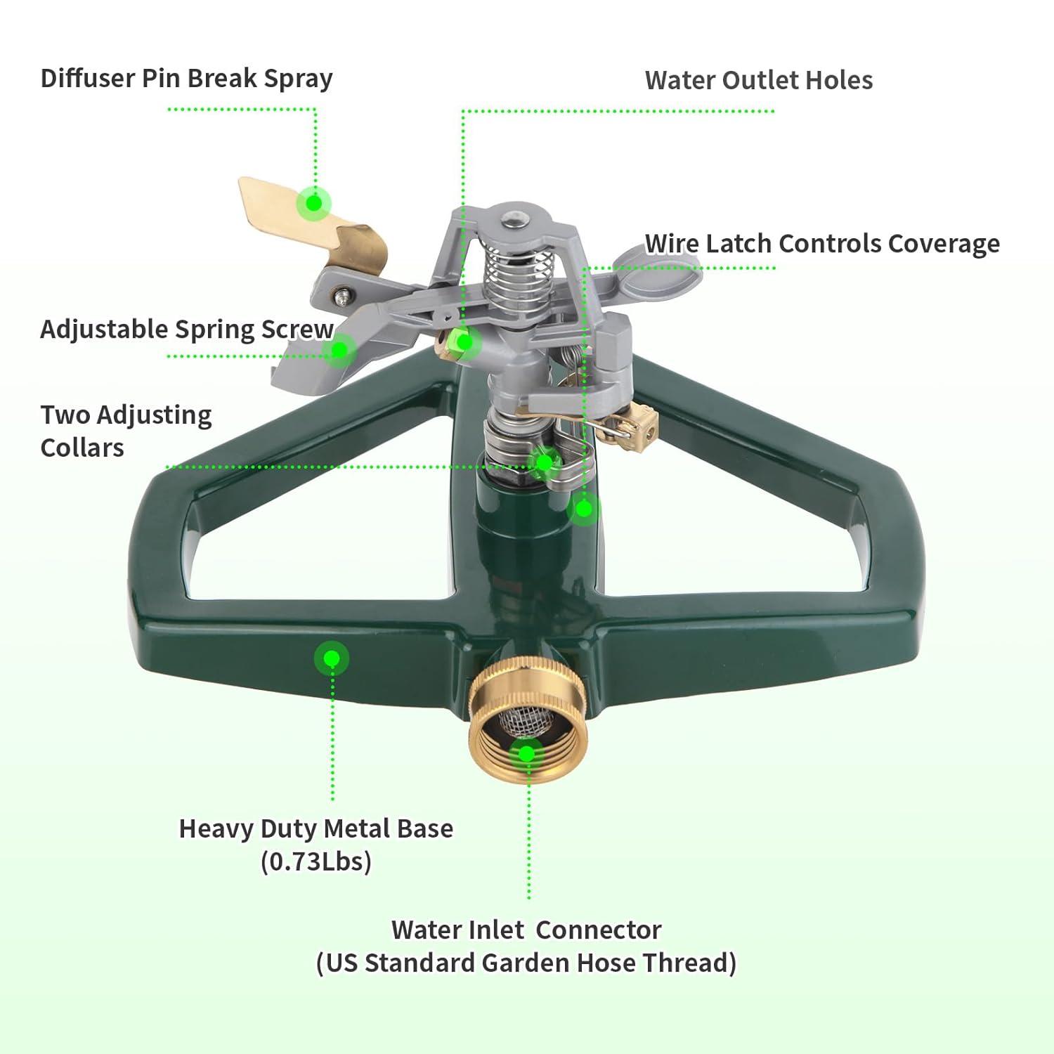 Melnor Heavy Duty Pulsating Metal Sprinkler