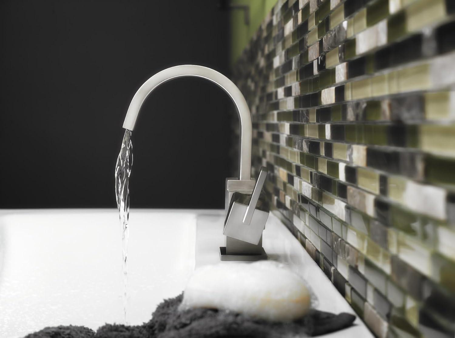 Vero Single Hole Bathroom Faucet with Drain Assembly, Single Handle Bathroom Sink Faucet