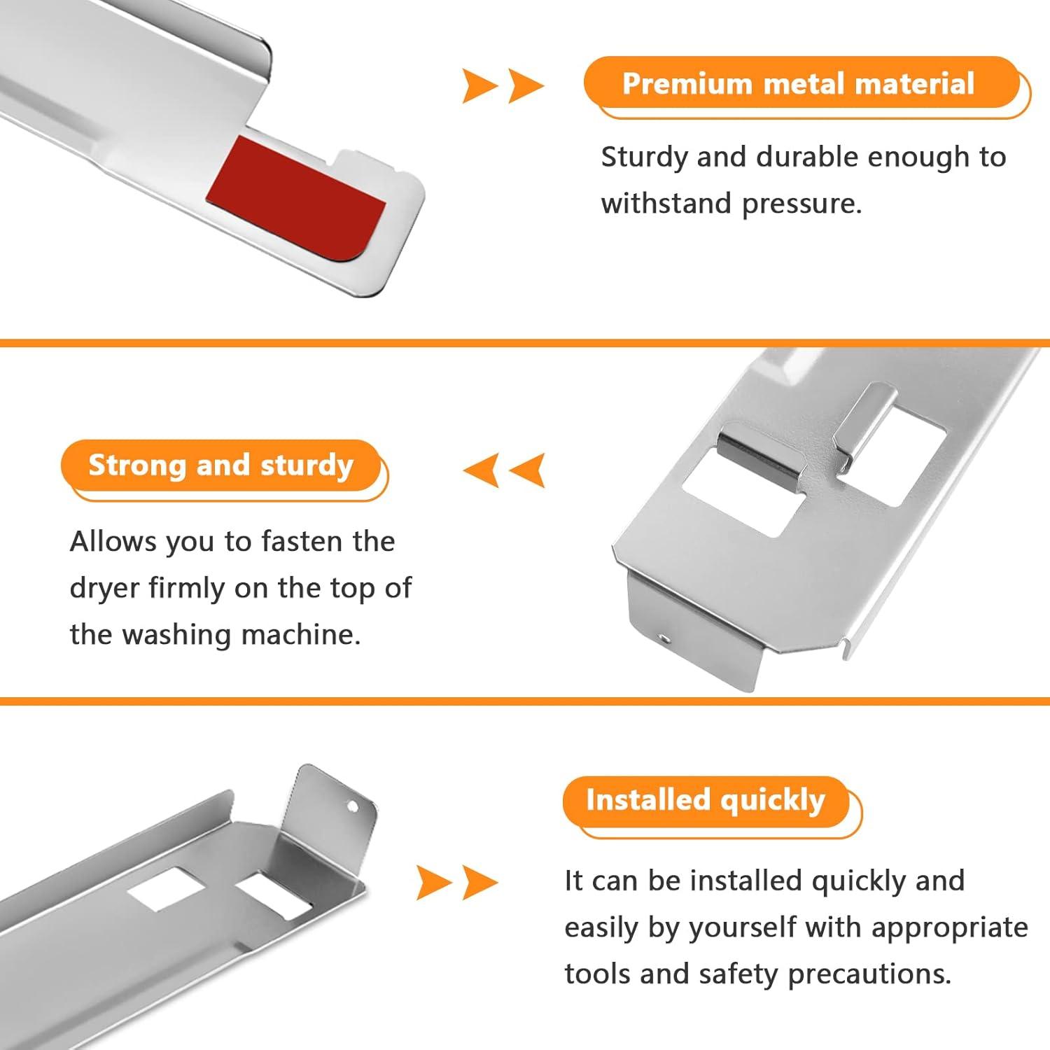 Durable Laundry Stacking Kit for 27-Inch Front Load Washers and Dryer Models