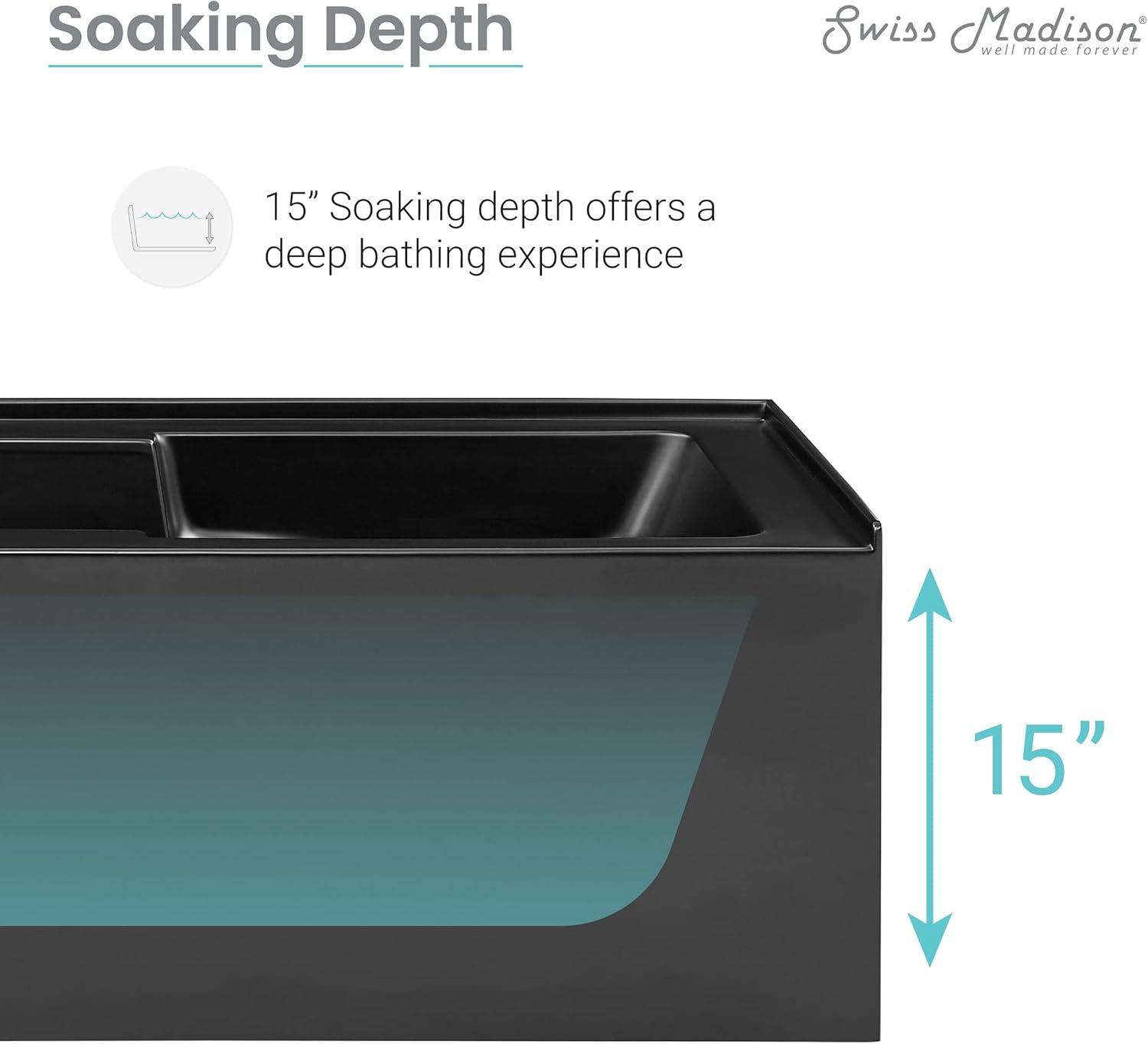 Voltaire 60" x 32" Alcove Bathtub with Apron