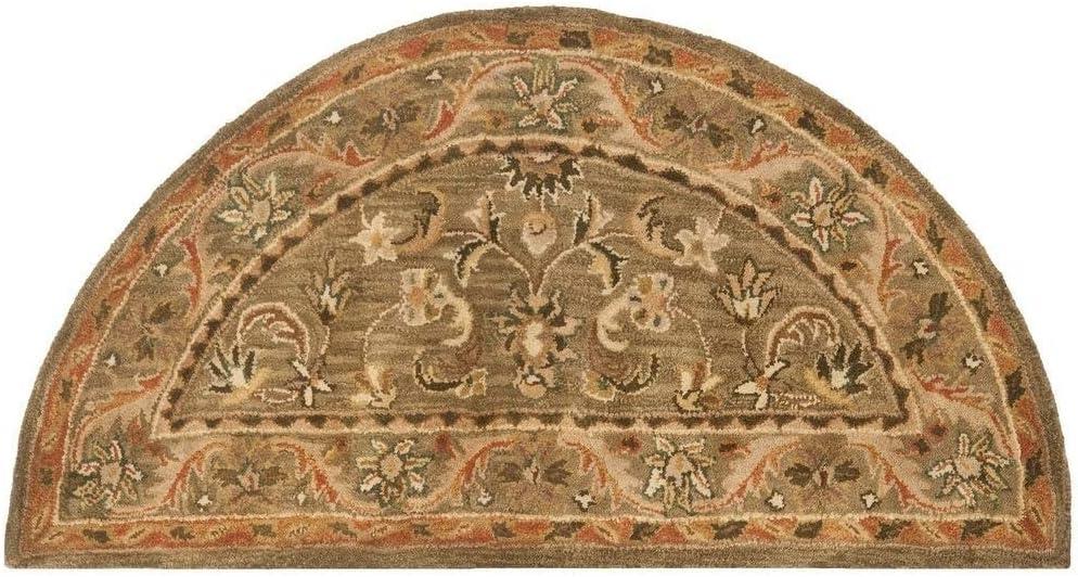 Antiquity AT52 Hand Tufted Indoor Accent Rug - Olive/Gold - 2'x4' - Safavieh