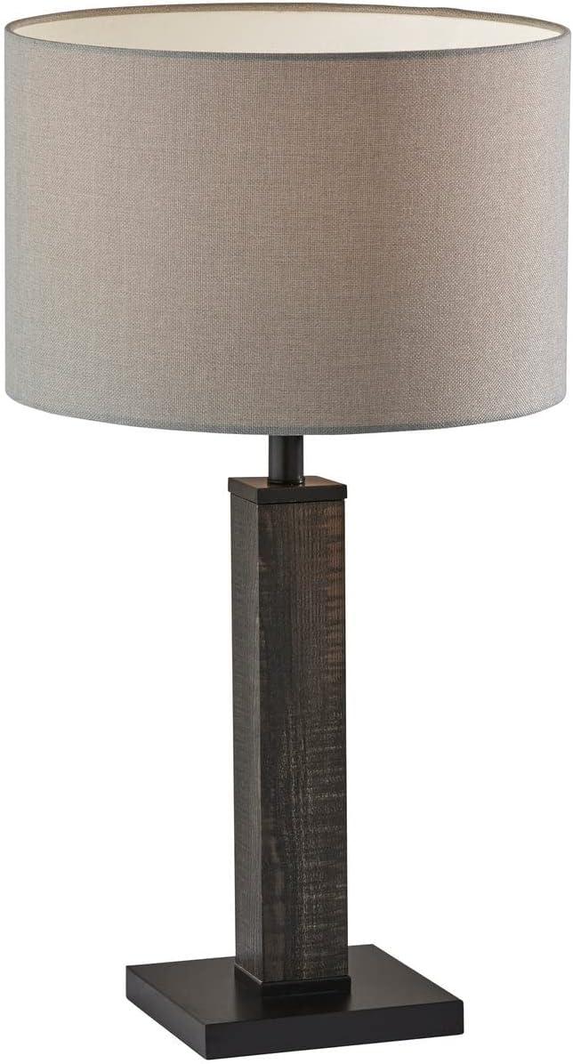 Kona 28" Black and Gray Table Lamp with 3-Way Switch