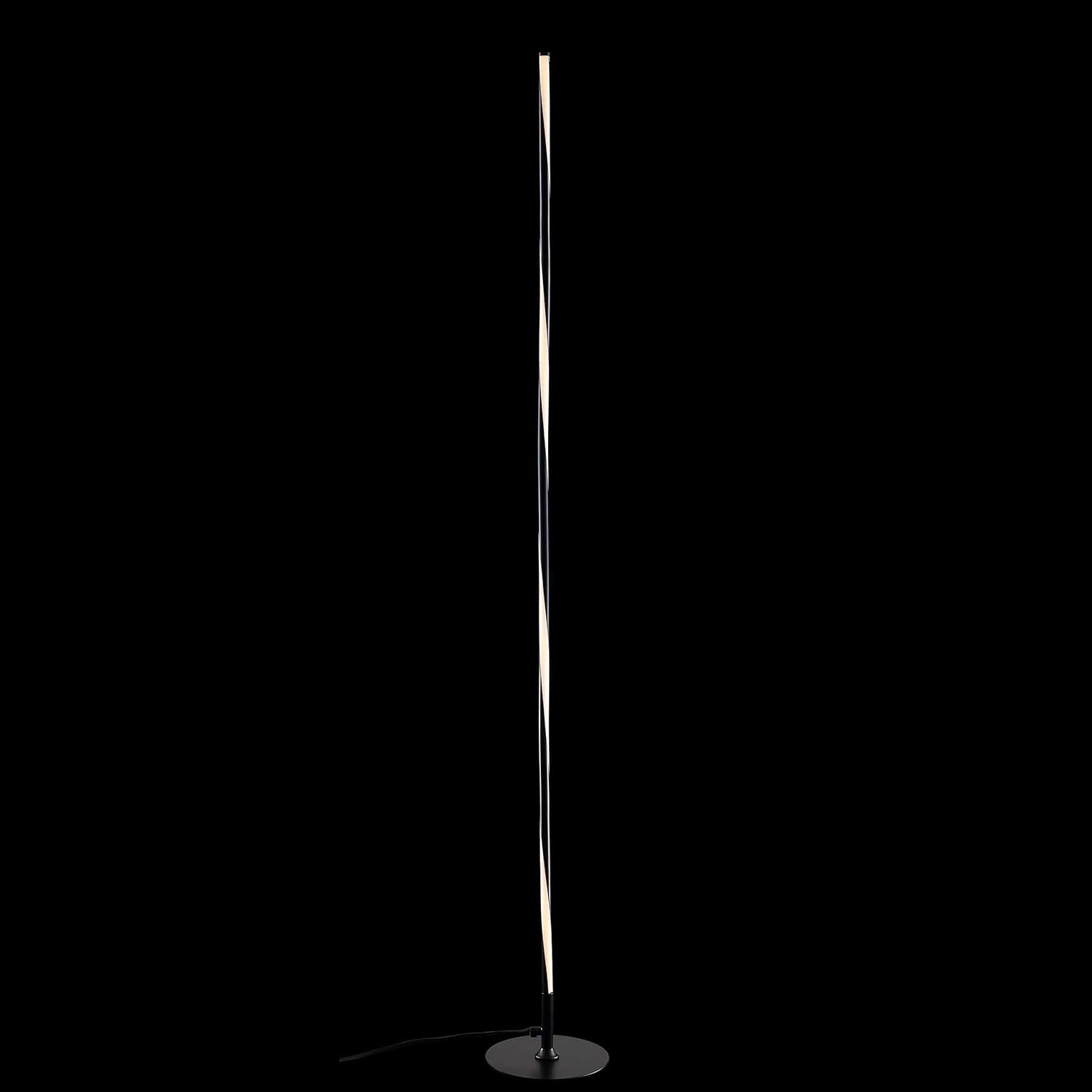 Pilar 63.75" LED Integrated Floor Lamp, Black