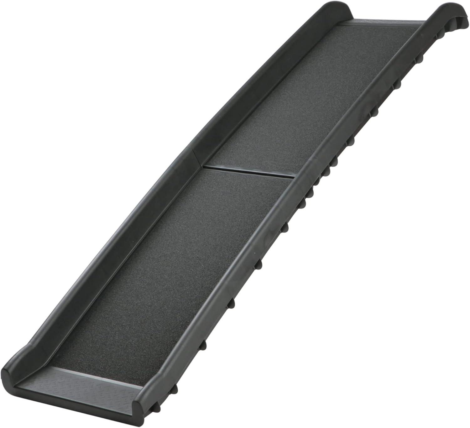 TRIXIE TRIXIE 62-in Pet Ramp, Folding Dog Ramp, Portable Dog Ramp for Cars, Trucks, and SUV, Non-Skid Surface, Black
