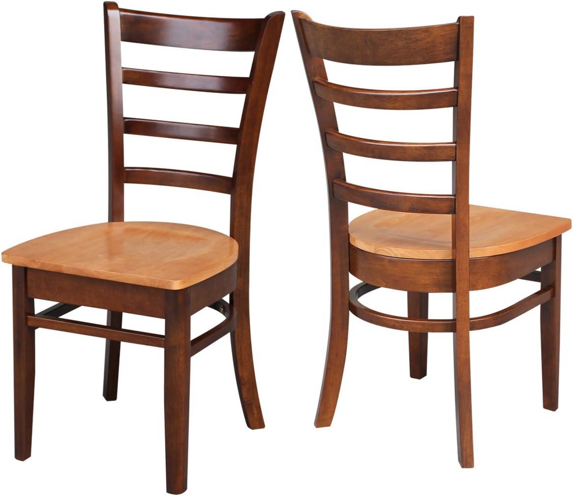 International Concepts Set of Two Emily Side Chairs