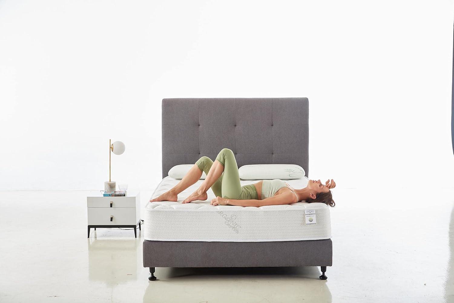 Oliver & Smith 10 Inch Full Mattress - Hybrid Cool Memory Foam and Pocket Spring - Medium Firm - Coil Springs for Supportive Sleep