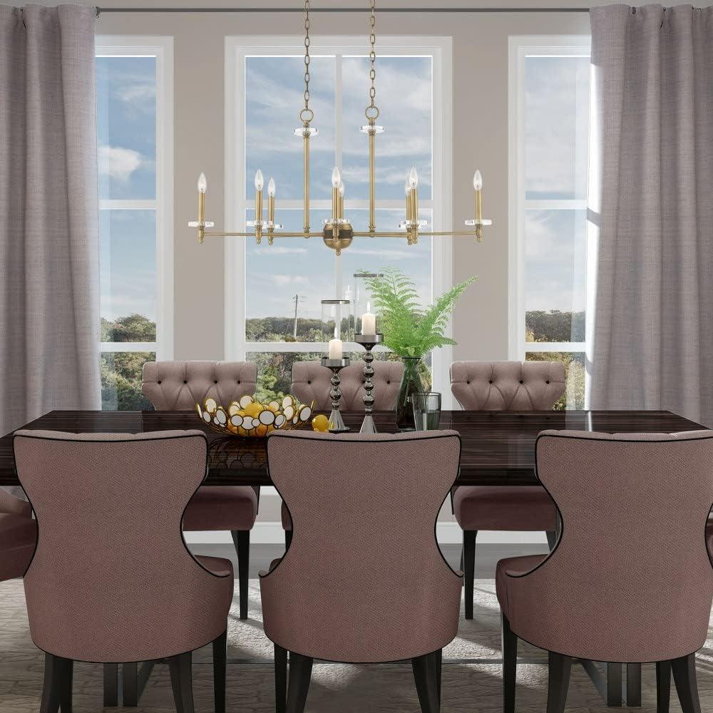 Willa Arlo™ Interiors Christofer 8 - Light Dimmable Transitional Linear Chandelier