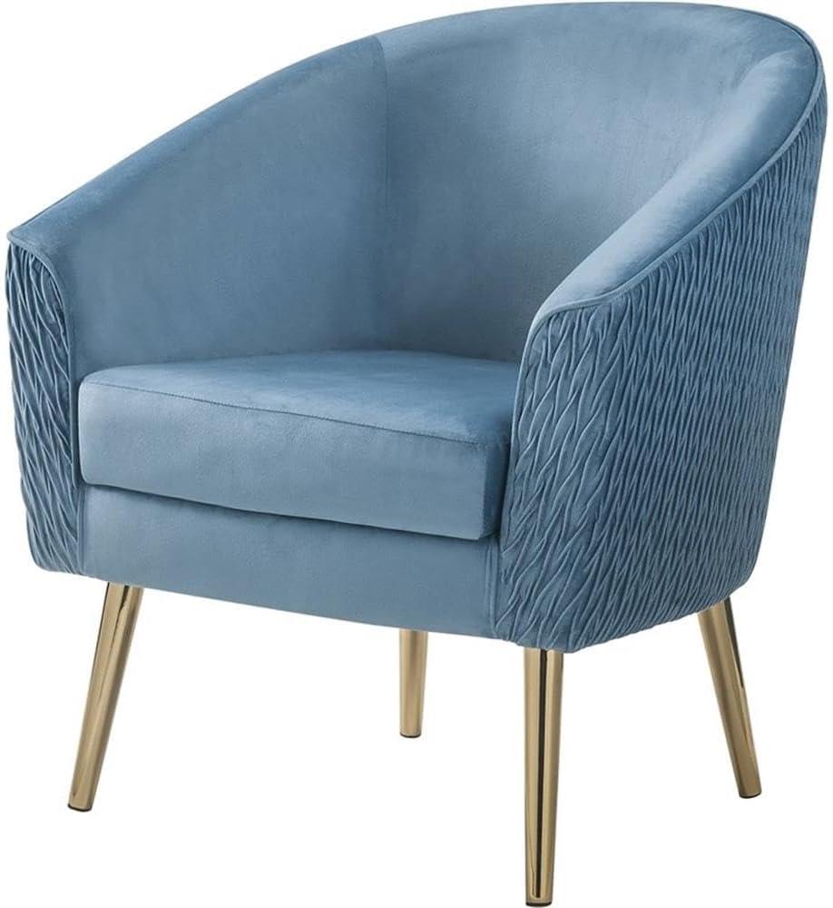 ACME Benny Accent Chair in Velvet and Gold