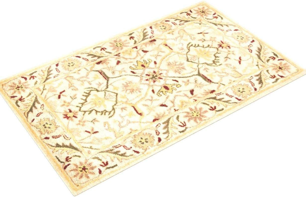 Antiquity AT14 Hand Tufted Indoor Area Rug - Ivory - 5'x8' - Safavieh