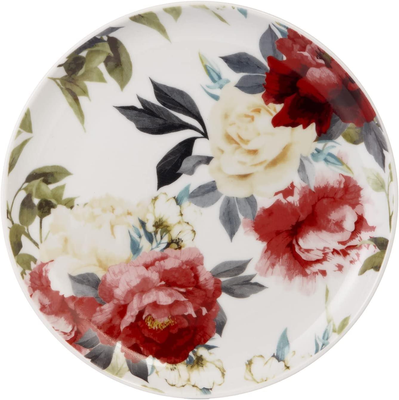 Safdie & Co. Porcelain Dinnerset 16 Piece Rose Garden