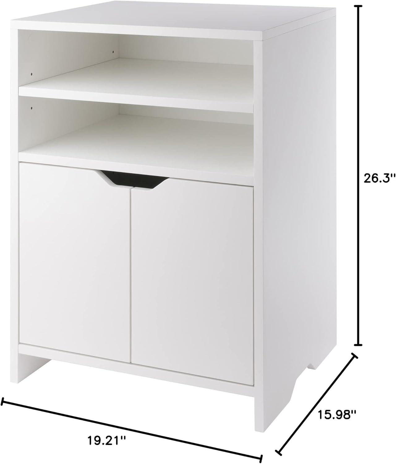 Nova Open Shelf Storage Cabinet - Winsome