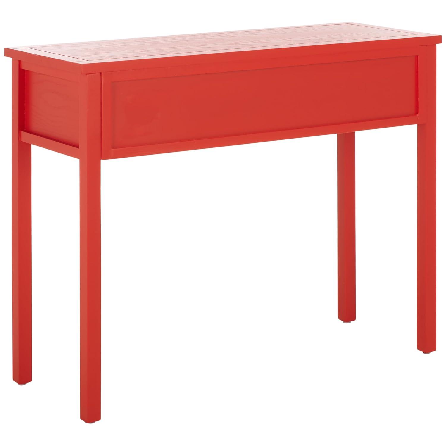 Cindy Console Table - Hot Red - Safavieh