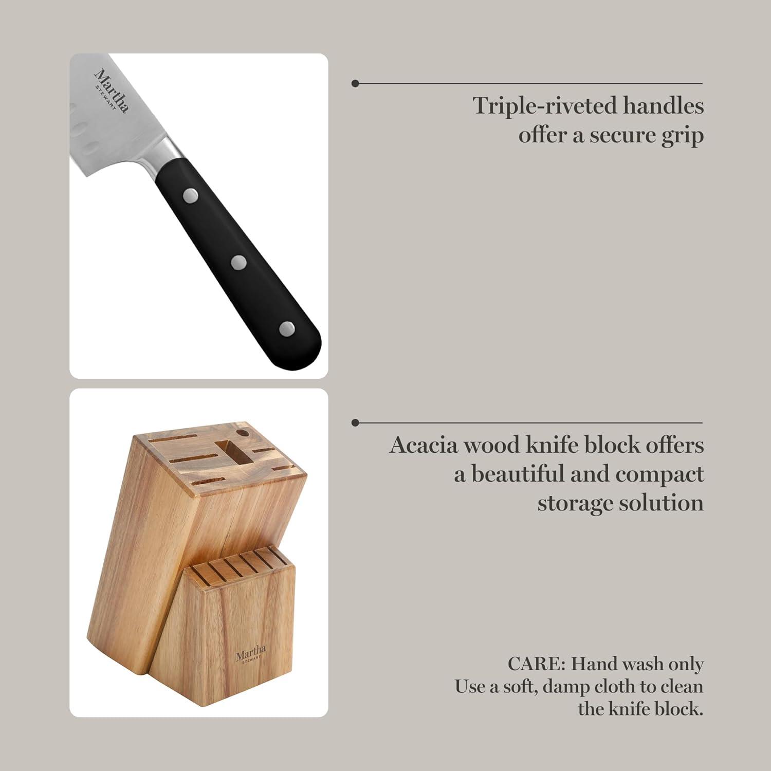 Martha Stewart 14 Piece Knife Block Set