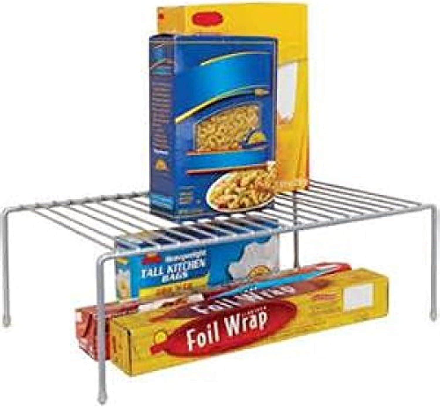 Large Gray Iron Kitchen Shelf Organizer