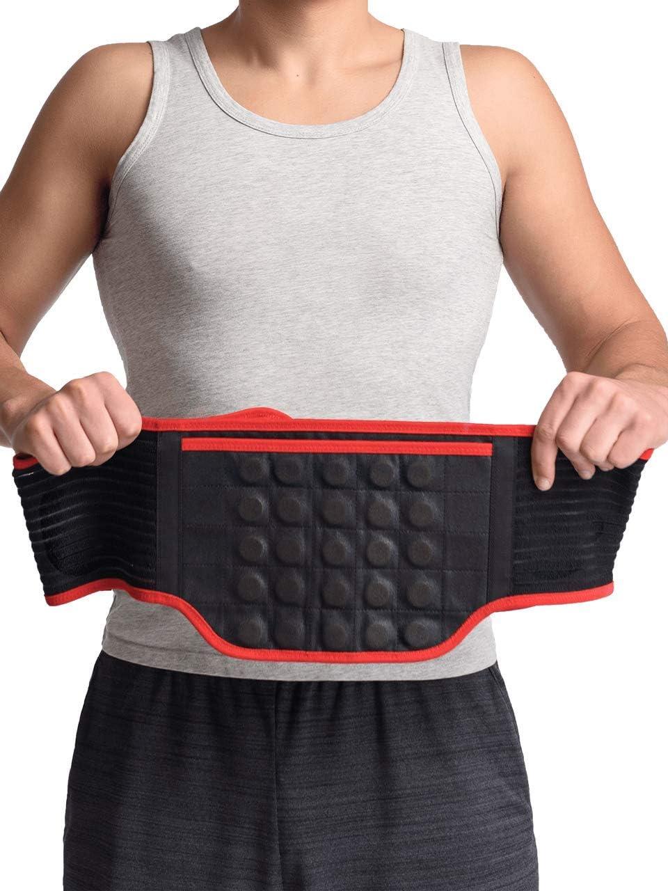 MAXAR Deluxe Bio-Magnetic Back Support Belt, Lumbar Support: BMS-511