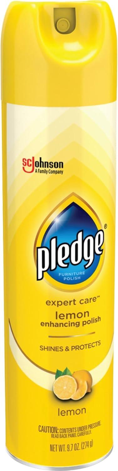 Pledge Multisurface Enhancing Polish Spray - Lemon - 9.7oz