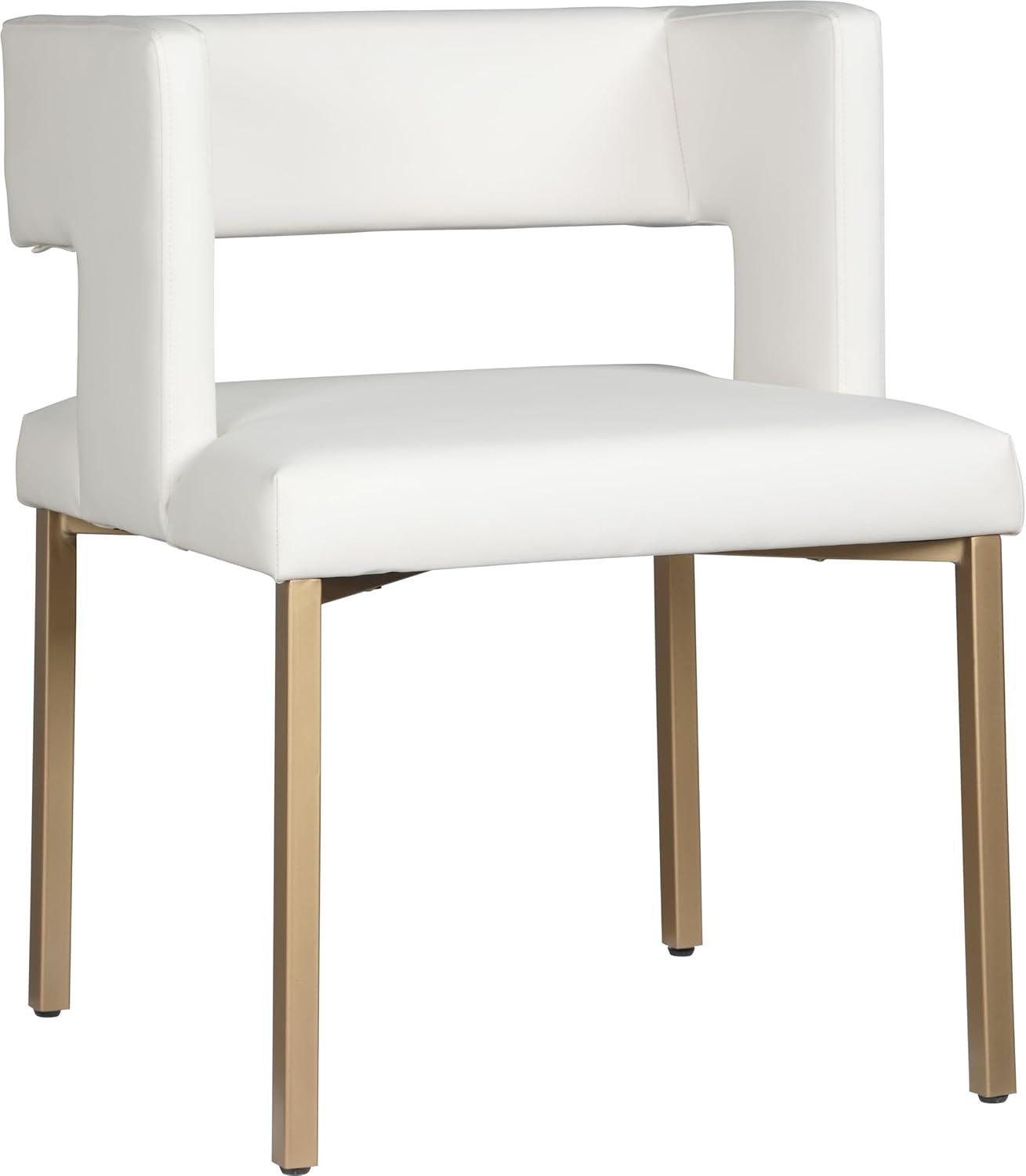 Inga Upholstered Arm Chair in White