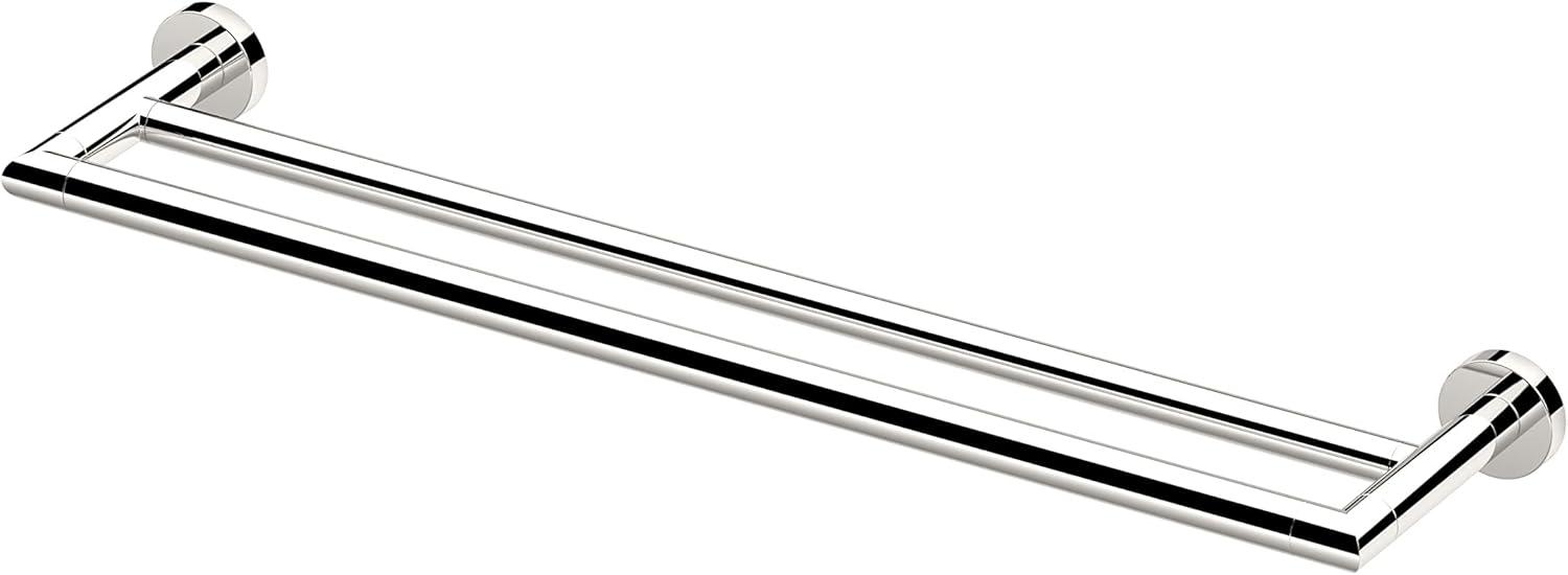 Glam Double 24" Wall Mounted Double Towel Bar | Towel Rack with 2 Bars