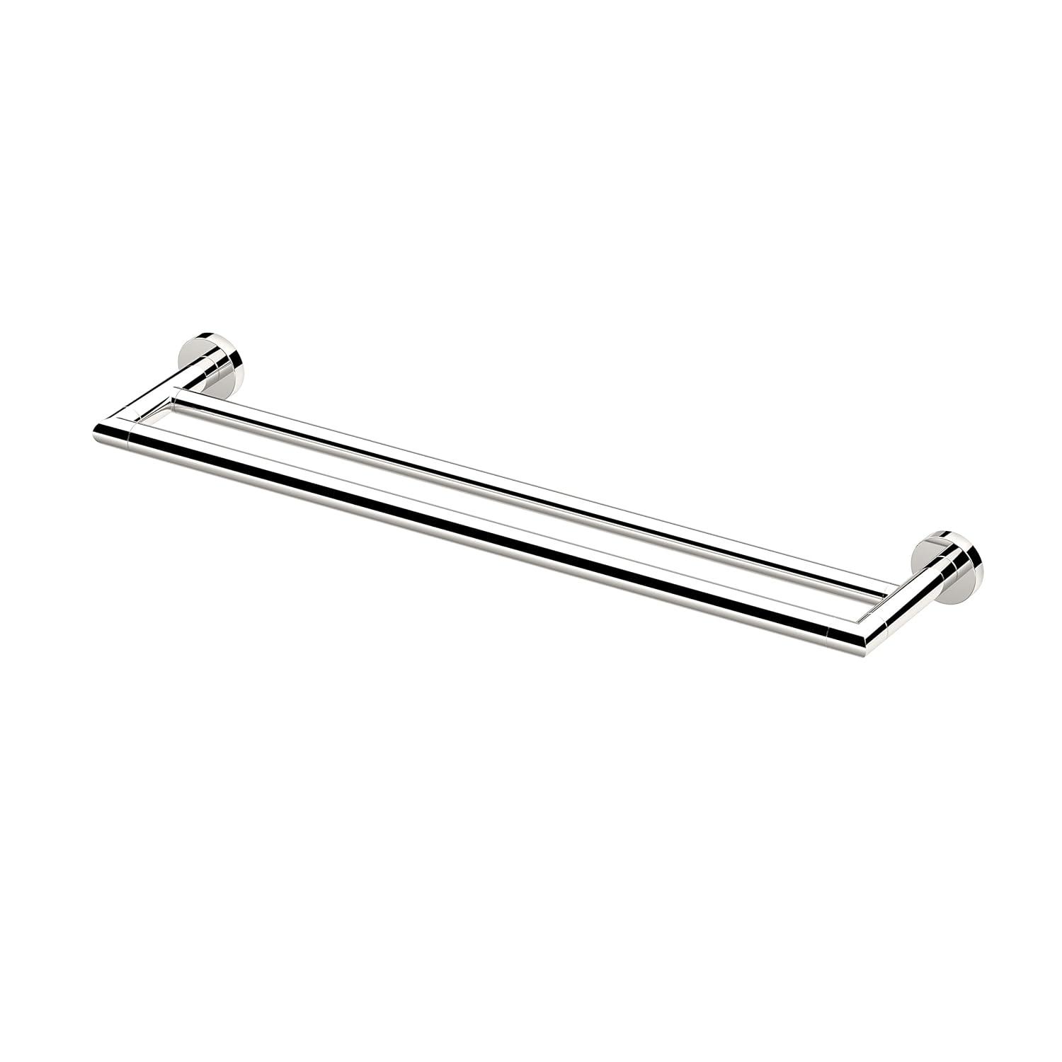 Glam Double 24" Wall Mounted Double Towel Bar | Towel Rack with 2 Bars