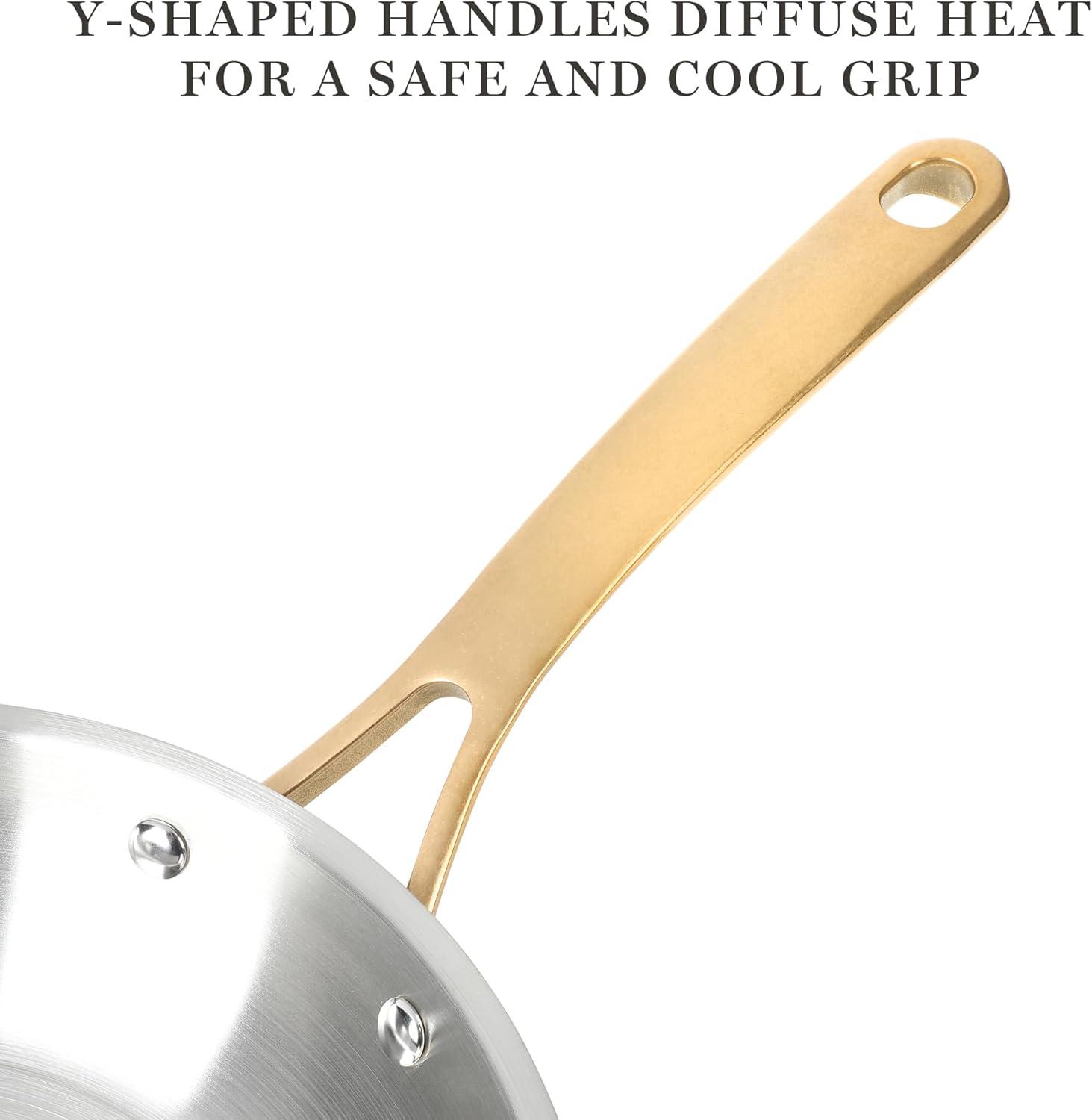 Martha Stewart 12 Pieces Stainless Steel (18/8) Cookware Set & Reviews | Wayfair