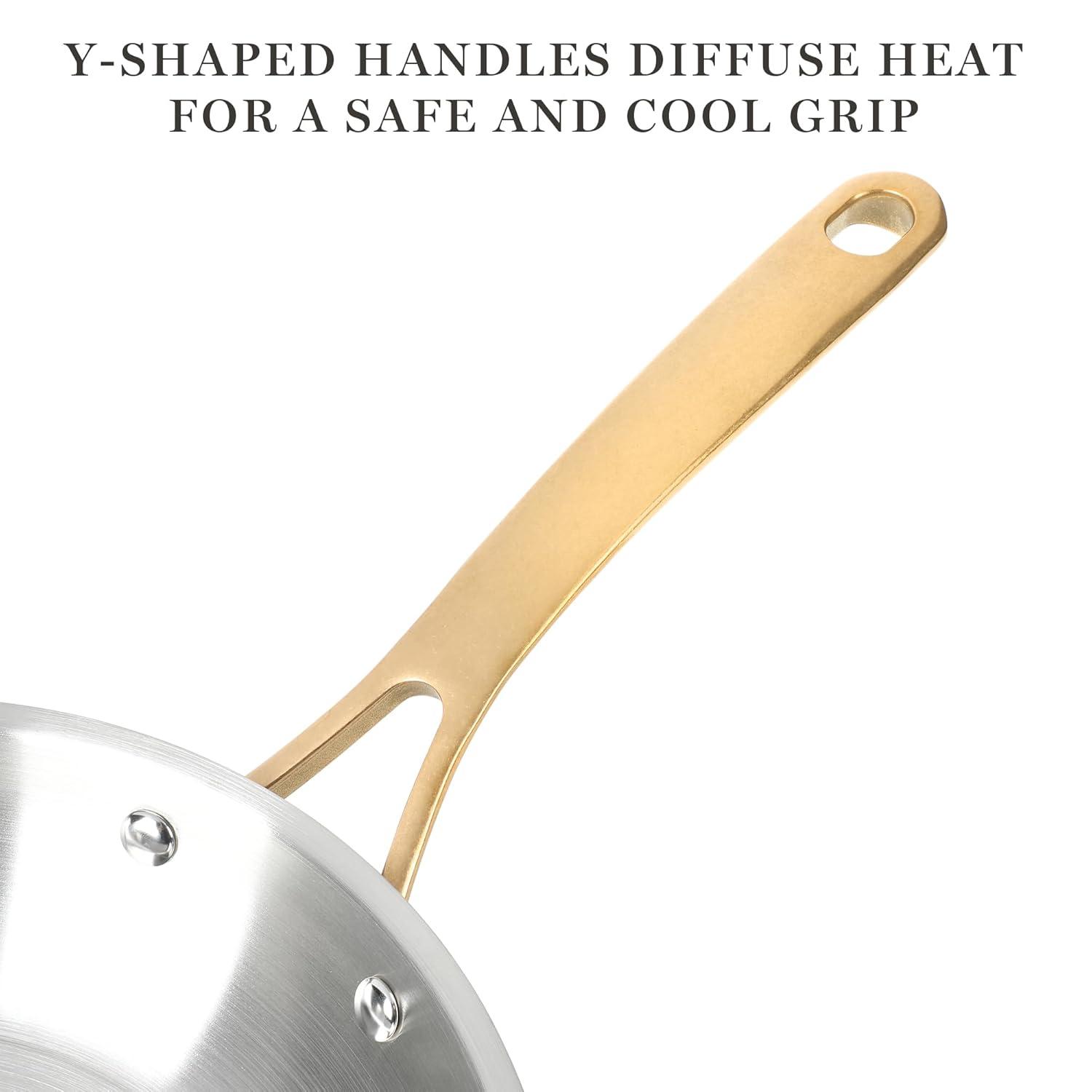 Martha Stewart 12 Pieces Stainless Steel (18/8) Cookware Set & Reviews | Wayfair