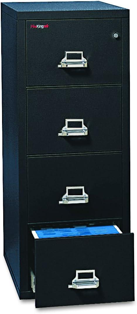 Fireproof 17.75'' Wide 4 -Drawer Steel File Cabinet