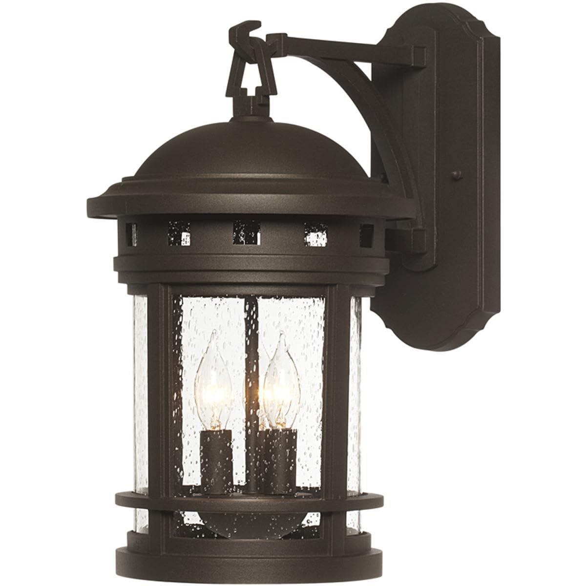 Oil-Rubbed Bronze Mission Style Outdoor Wall Lantern