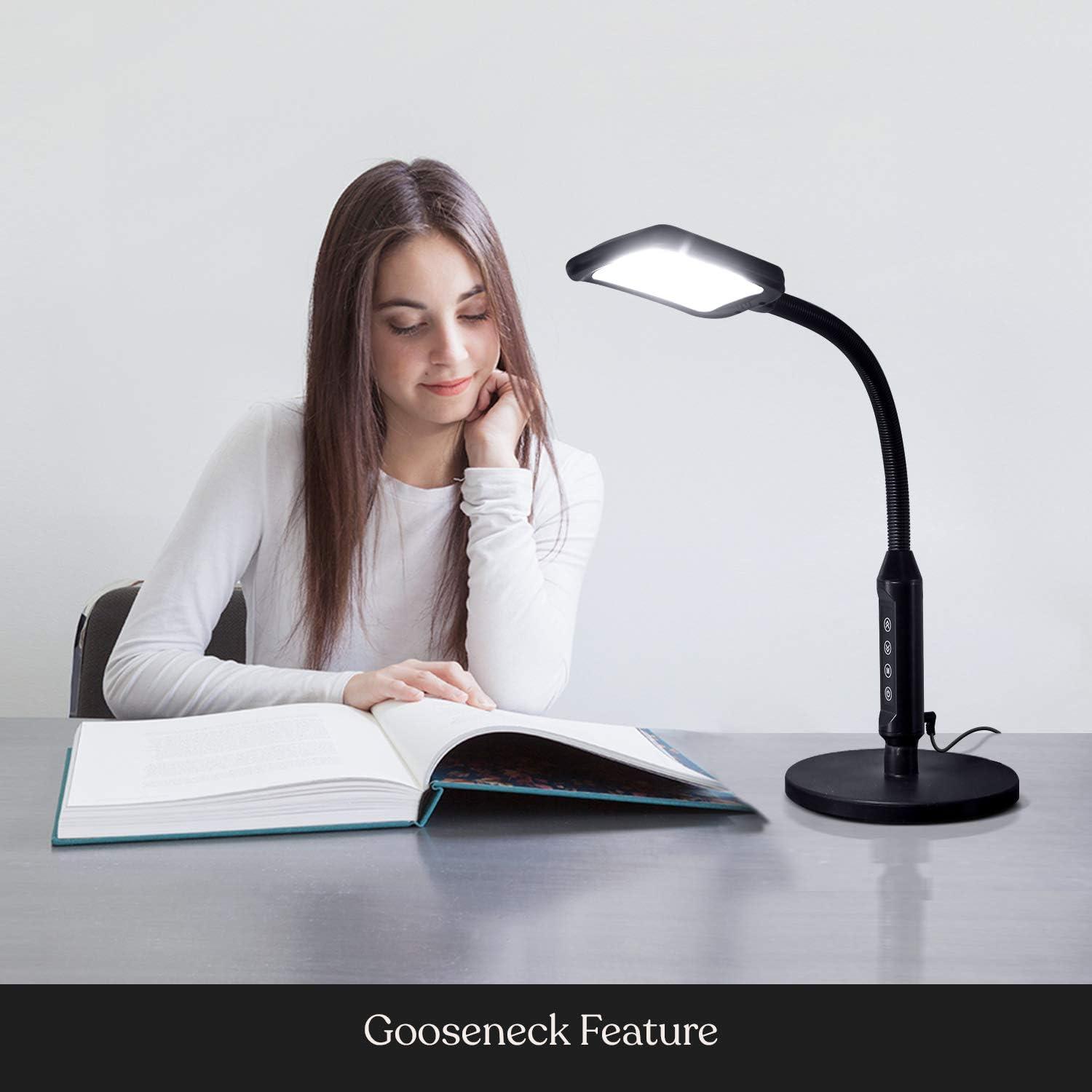 Brightech Litespan 2 in 1 LED Floor and Desk Lamp with Adjustable Reading Light