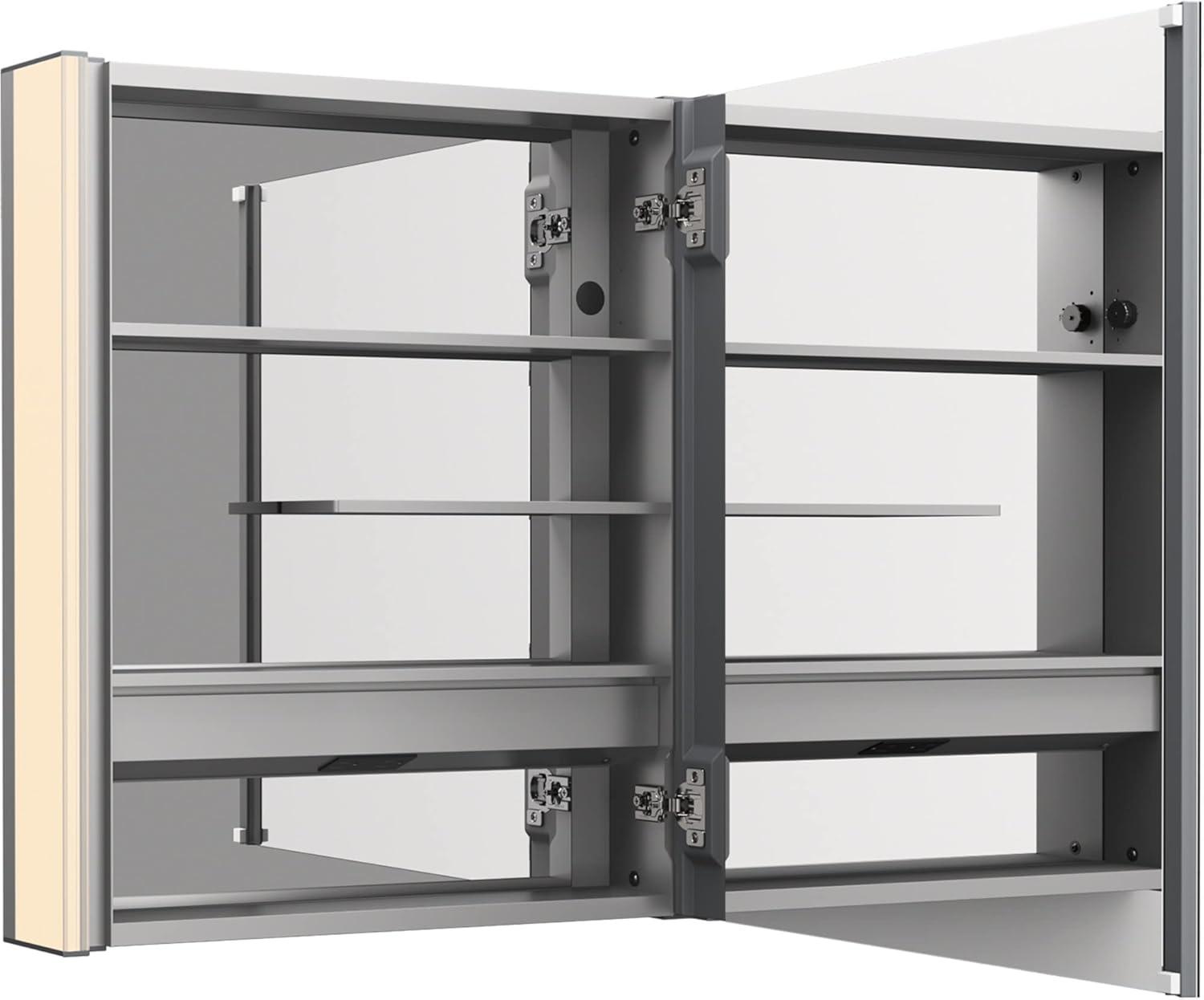 Kohler K-81145-SLE-DA1 Maxstow Surface Mount Frameless Medicine Cabinet with LED Lighting