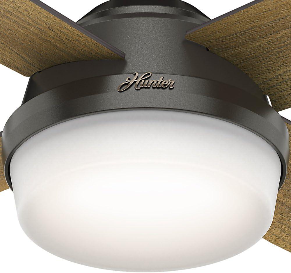 Dempsey 52" 4 - Blade Contemporary Indoor Ceiling Fan with Lights and Remote