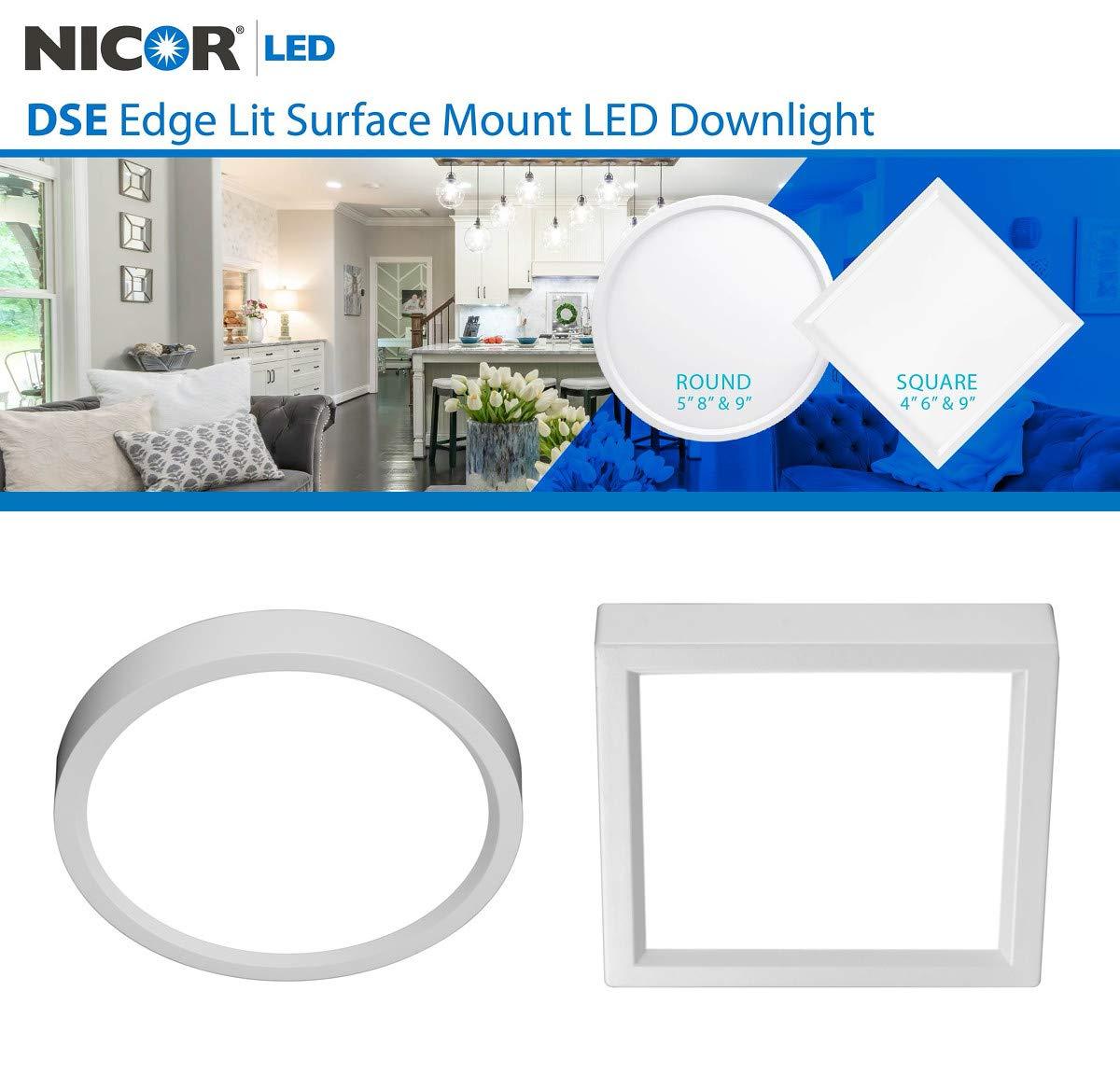 NICOR Lighting Dimmable Circle Flush Mount