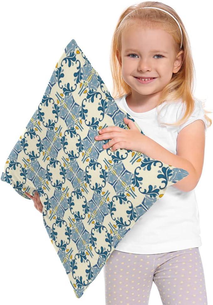 Old Airplanes Throw Pillows Covers Vintage Military Planes Model Cotton Linen Pillow Cover 18"X18" Pillowcase Decorative Pillow Cushion Cases for Sofa Bed Car Couch