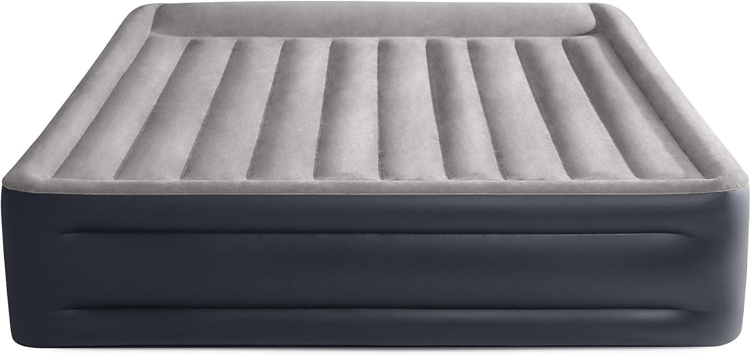 Intex 16.5" Dura-Beam Plus Air Mattress with Built-In Electric Pump