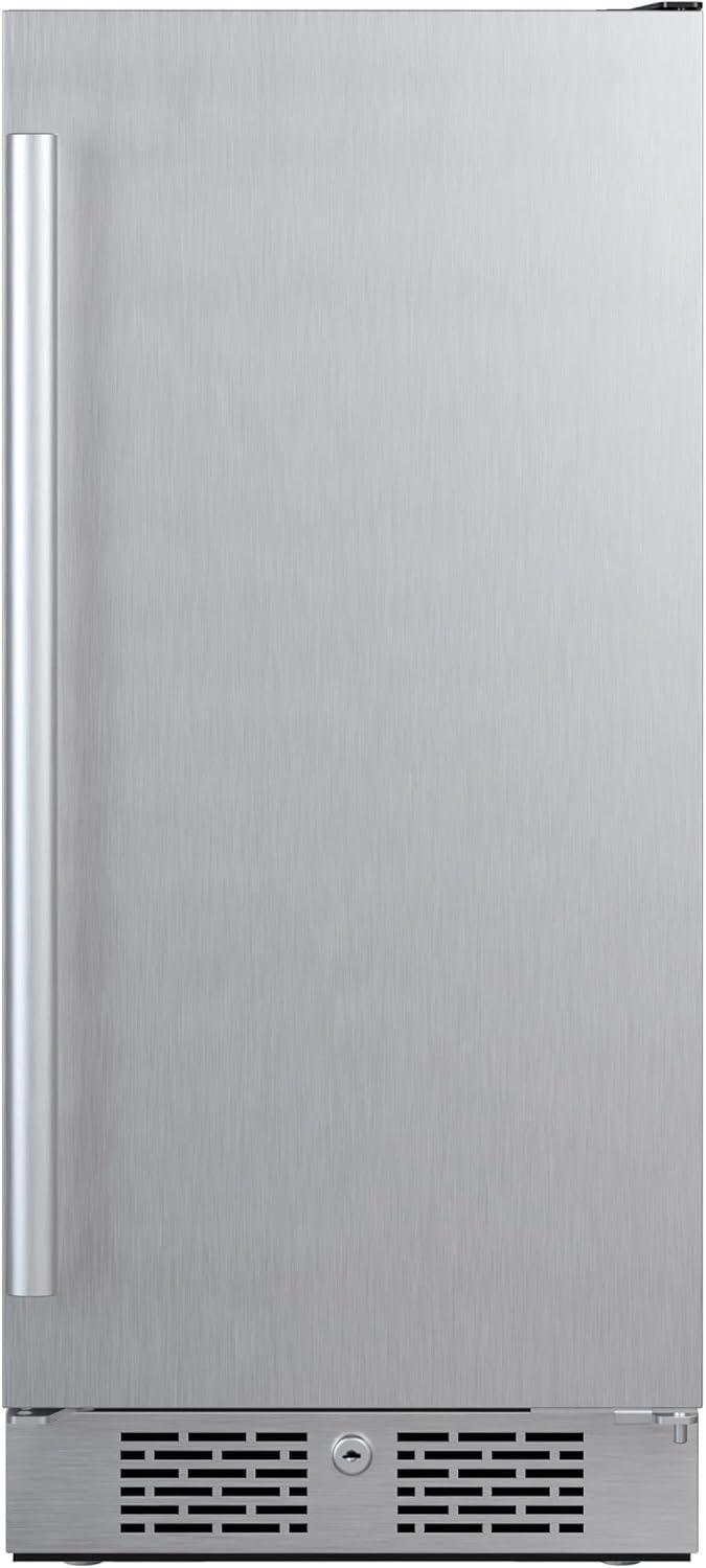 Avallon Afr152rh 15" Wide 3.3 Cu. Ft. Compact Refrigerator - Stainless Steel