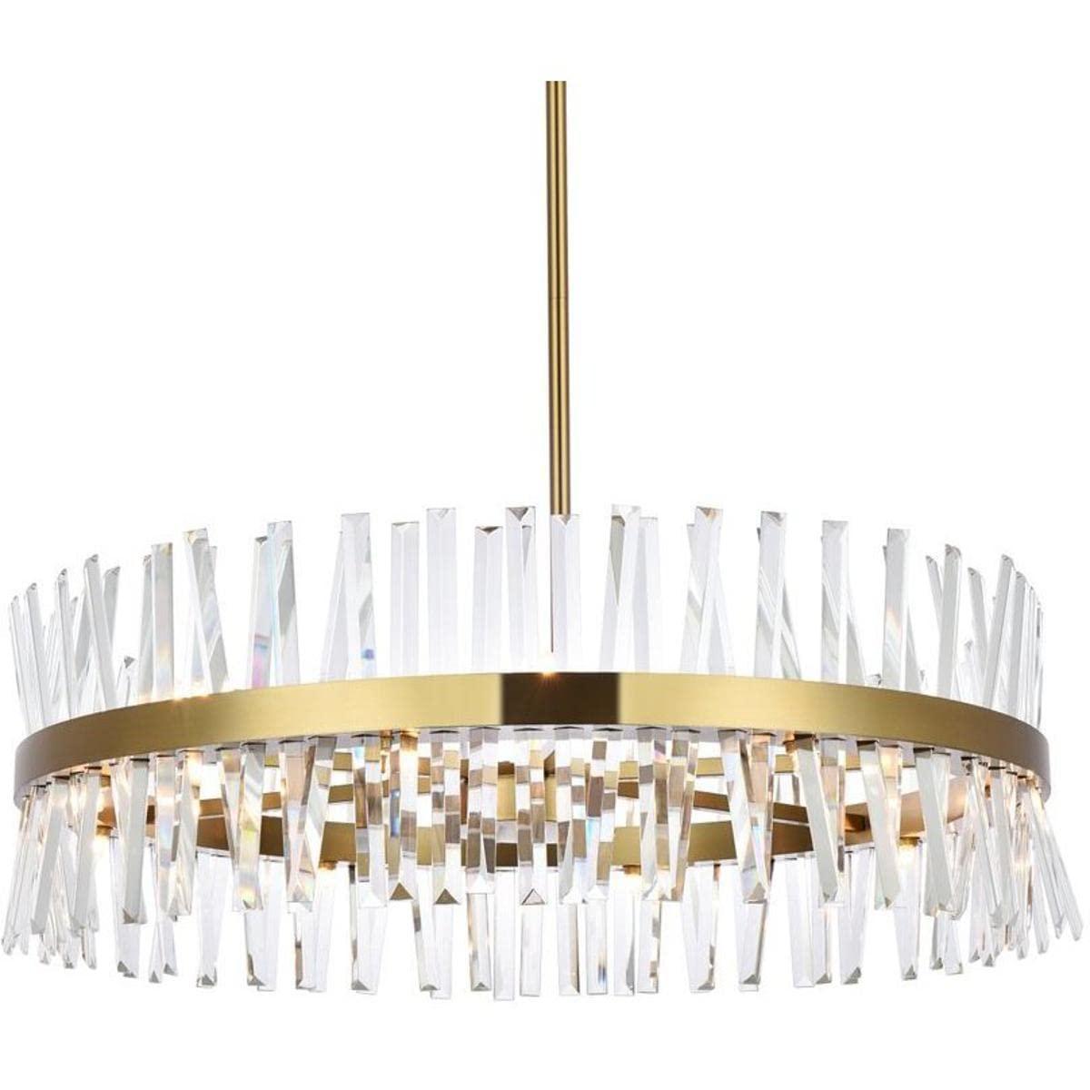 Elegant Lighting Serephina 16 - Light Chandelier in  Satin Gold