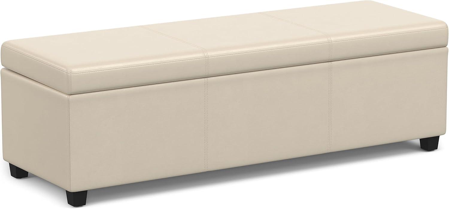 Avalon Faux Leather Upholstered Storage Bench