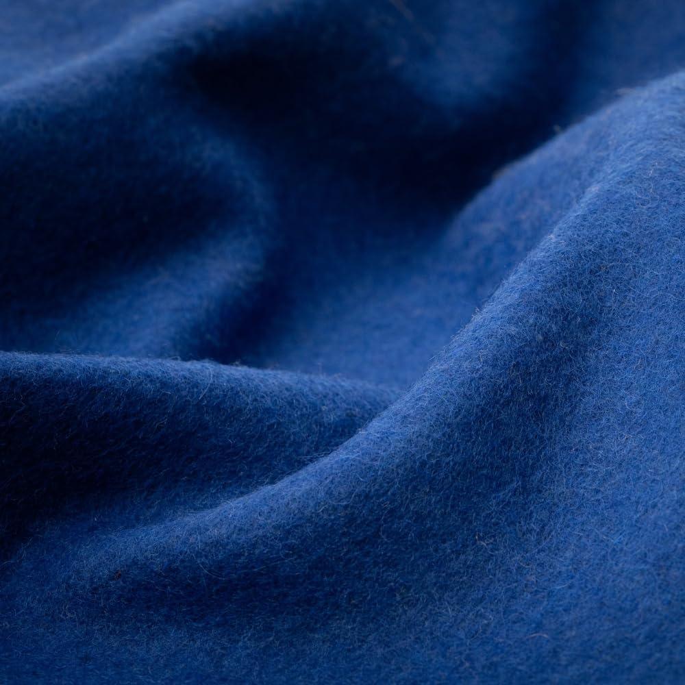 Arcturus Military Wool Blanket - 4.5 lbs, Warm, Thick, Washable, Large 64" x 88" - Great for Camping, Outdoors, Sporting Events, and Survival Kits (Royal Blue)