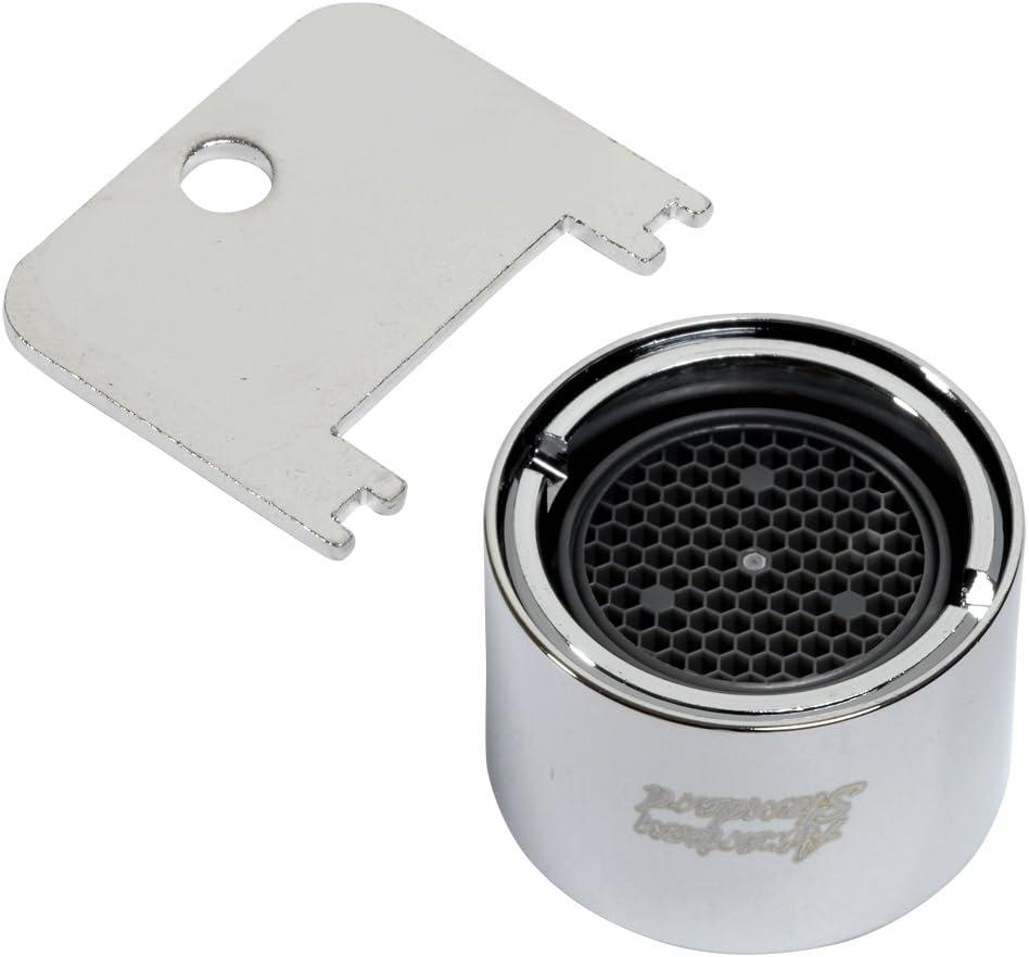 Polished Chrome 1.5 GPM Aerated Faucet Aerator with Key