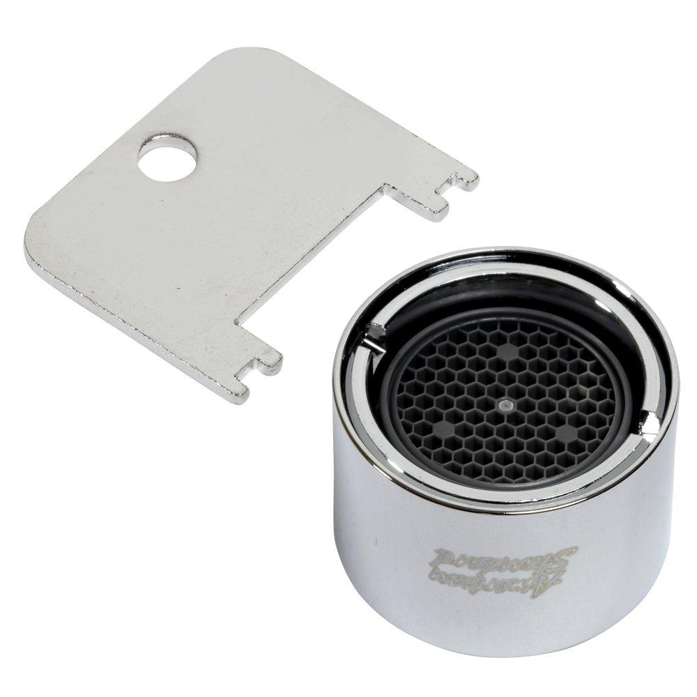 American Standard Aerated Outlet,Metal,55/64 in,Chrome M922888-0020A