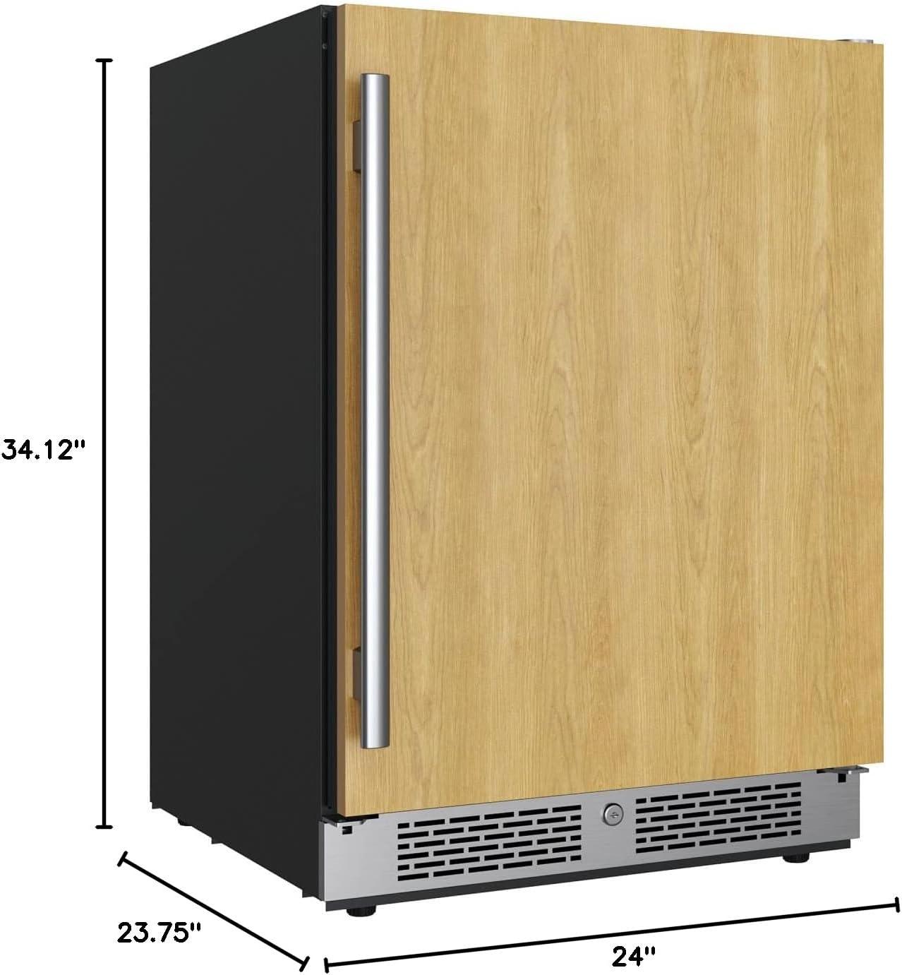 Avallon Abr242rh 24" Wide 140 Can Energy Efficient Beverage Center - Panel Ready Solid